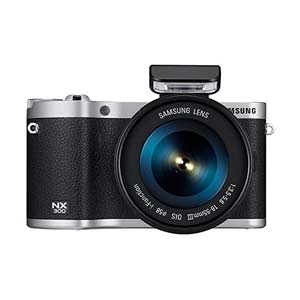 Samsung NX300 camera front view