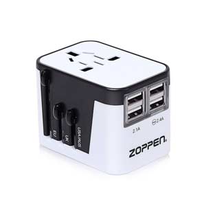 Universal international travel adapter