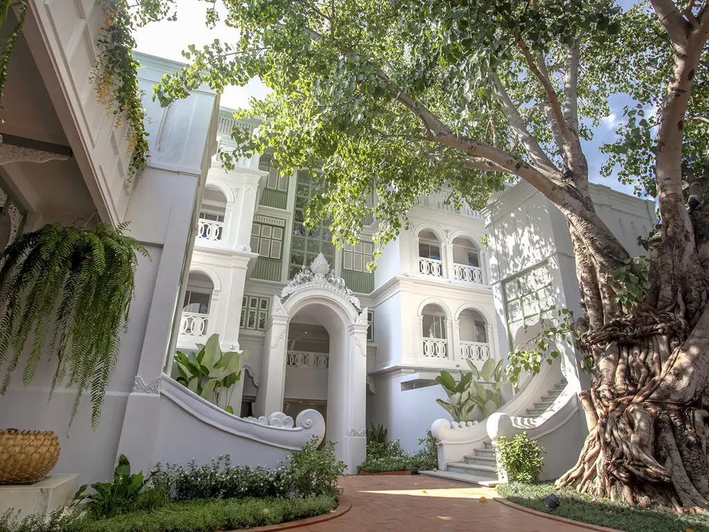Courtyard view of The Inside House Boutique Hotel in Chiang Mai