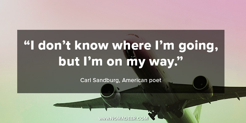 Carl Sandburg Digital Nomad Quotes